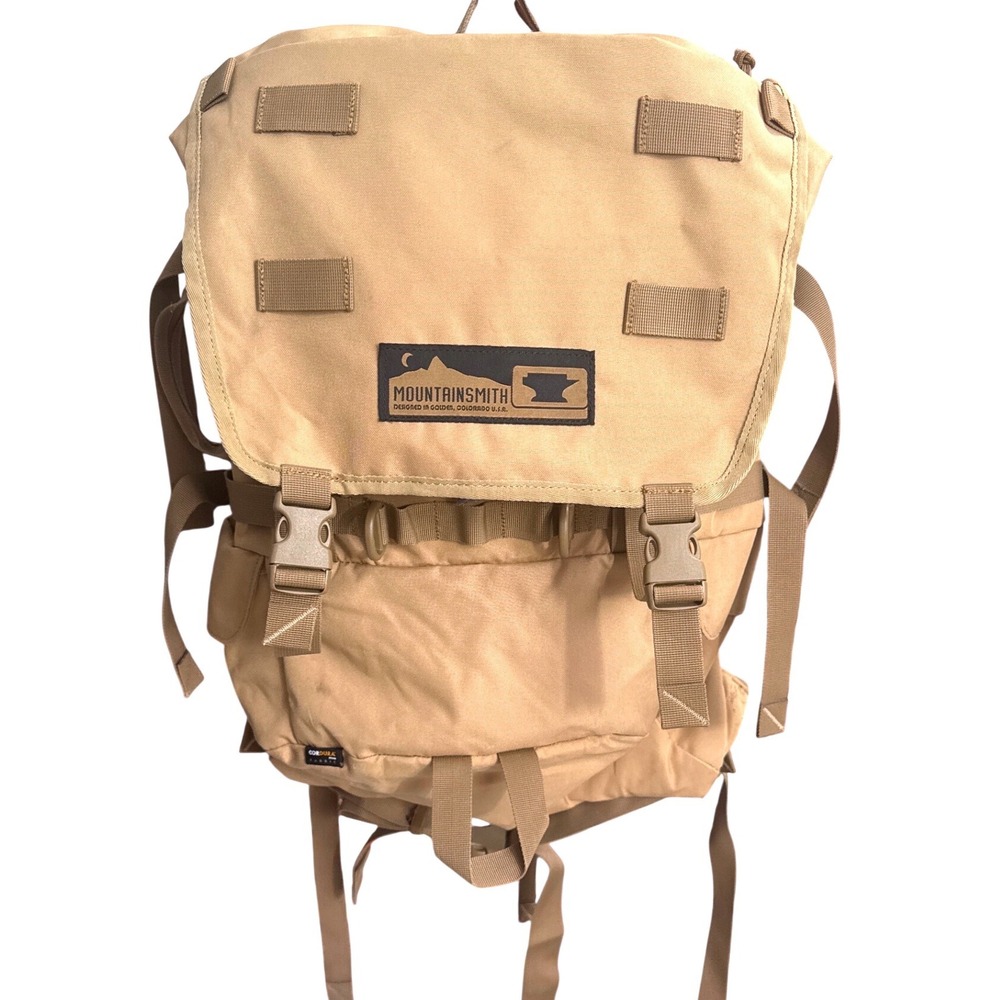 Mountainsmith Wizard Backpack Tan Cordura Hiking Rucksack Padded Straps